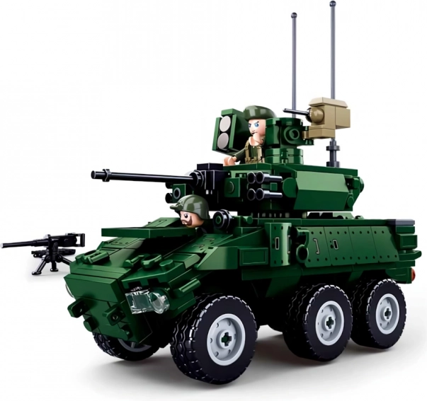 Sluban oklepno bojevno vozilo 6x6 EBRC Jaguar – sestavljanka