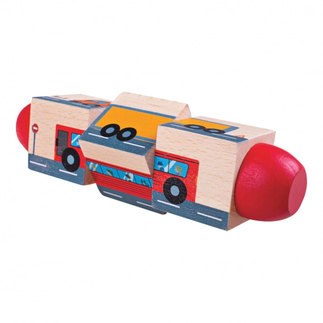 Bigjigs Toys Motorni valjček za prevoz