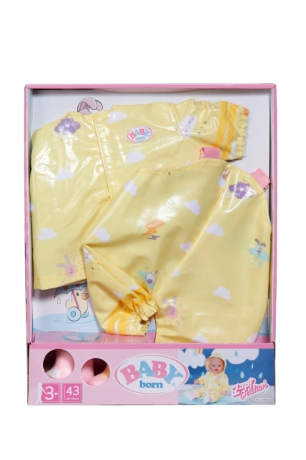 BABY born De Luxe komplet za dež za lutke 43 cm