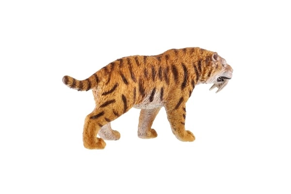 Sabljasti tiger iz plastike 13 cm v vrečki