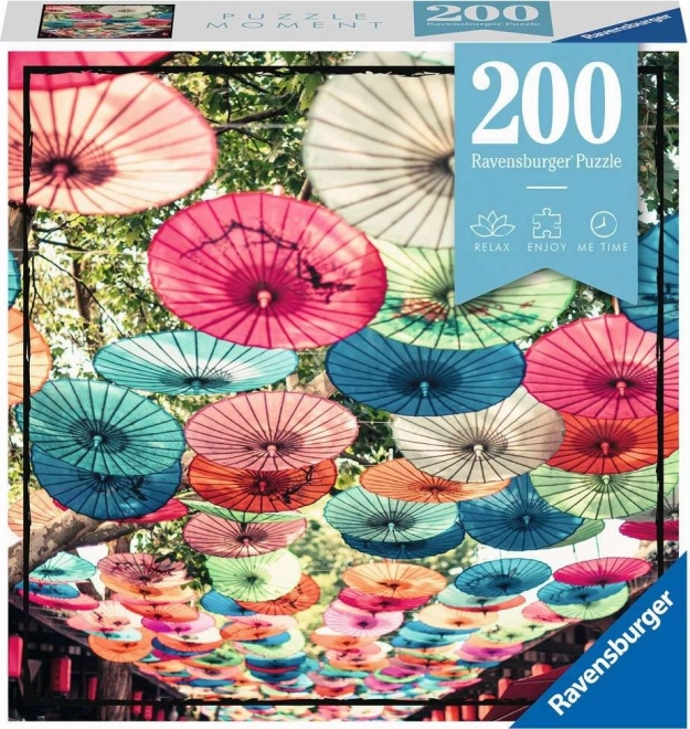 RAVENSBURGER Trenutek sestavljanke: Dežniki 200 kosov