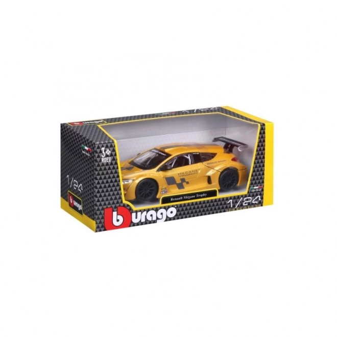 Bburago 1:24 Renault Mégane Trophy Metallic Rumena 18-22115