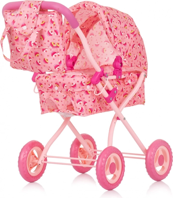 CHIPOLINO Globok voziček za punčke Emily – muffiy