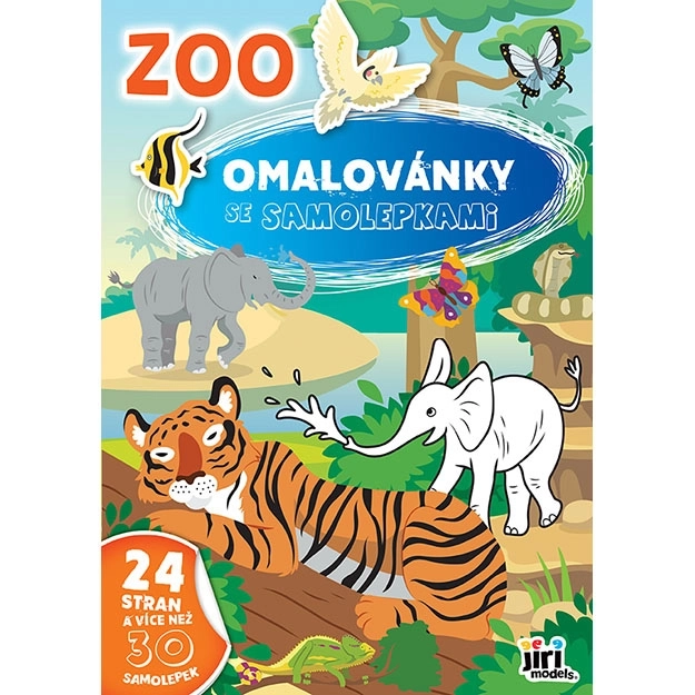 Barvanka z nalepkami ZOO