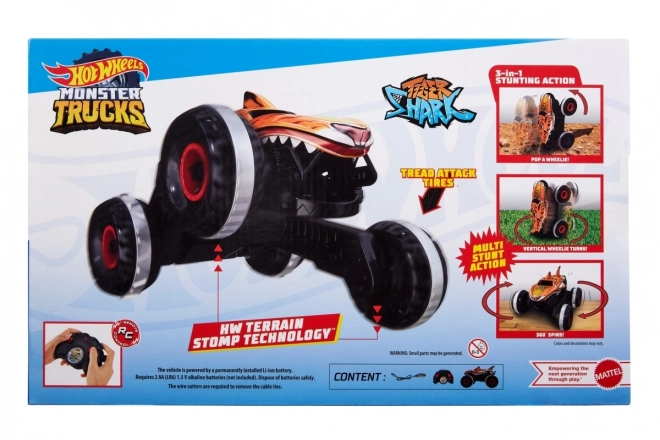 Hot Wheels RC Pošastni Tovornjak Tigrov Morski Pes