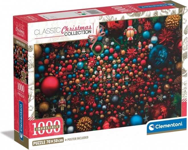 CLEMENTONI Puzzle Nemogoče: Božič 1000 kosov