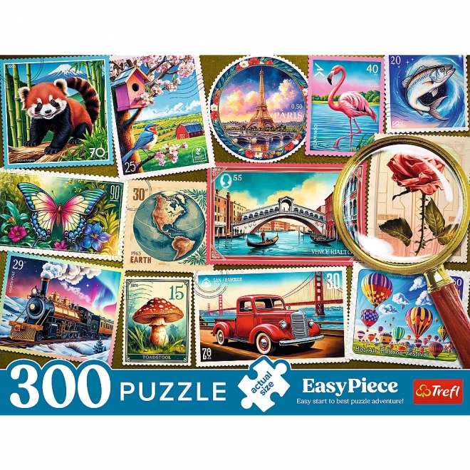 Puzzle Poštni Žig - 300 Kosov Trefl