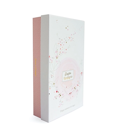 Doudou darilni set rožnati prijatelj zajček