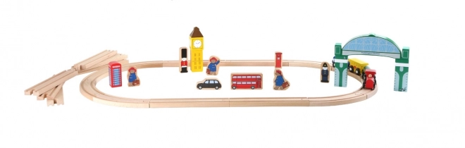 Mali nožni Leseni vlakec Paddington 43 delov