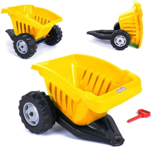 Woopie otroška prikolica Active Trailer rumena 35 kg