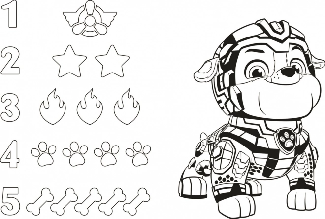 Puzzle GIGANT dvostranski Odlična ekipa Tačke na patrulji/Paw patrol 15 kosov v škatli 40x27cm 24m+