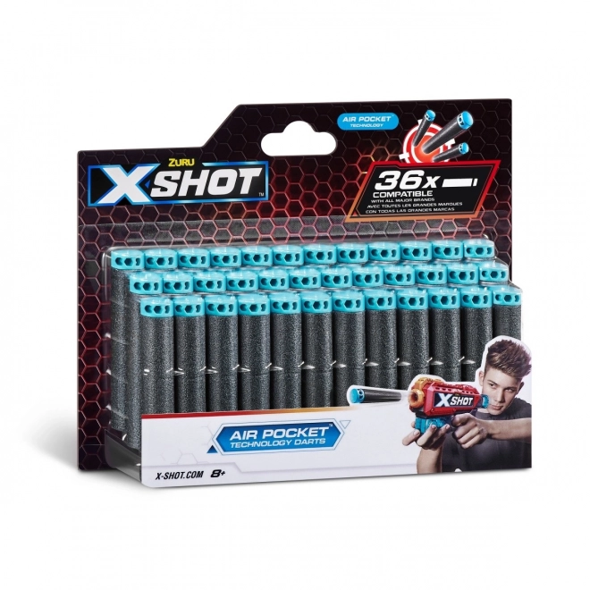 Nadomestne penaste krogle X-Shot Air Pocket Technology, 36 kosov