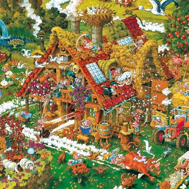 Heye Puzzle Cartoon Classics: Vesela kmetija 1000 kosov