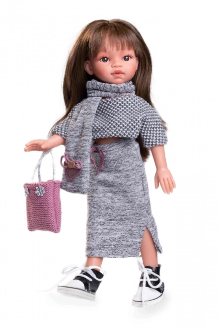 Realistična lutka Emily s celotelesnim vinilom - 33 cm