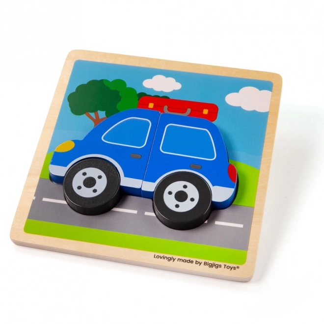 Vstavanka avto Bigjigs Toys
