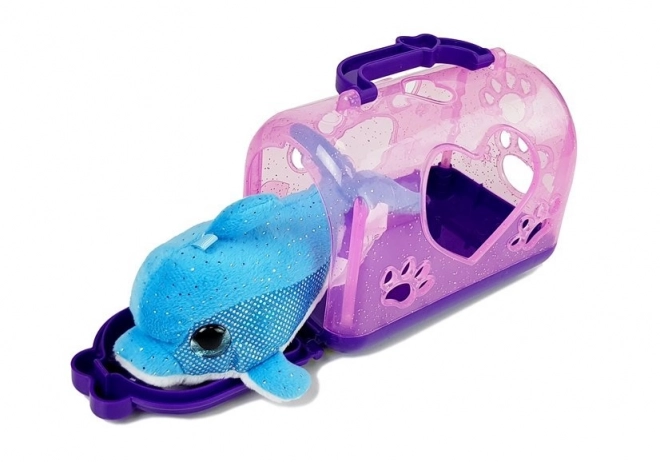 Plišasti delfin z nosilko