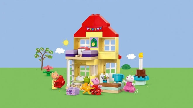 LEGO DUPLO 10433 Pujsa Pepa in rojstnodnevna hiša
