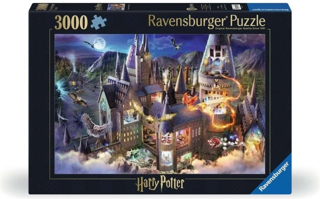 RAVENSBURGER Puzzle Harry Potter: Bradavičarka grad 3000 kosov