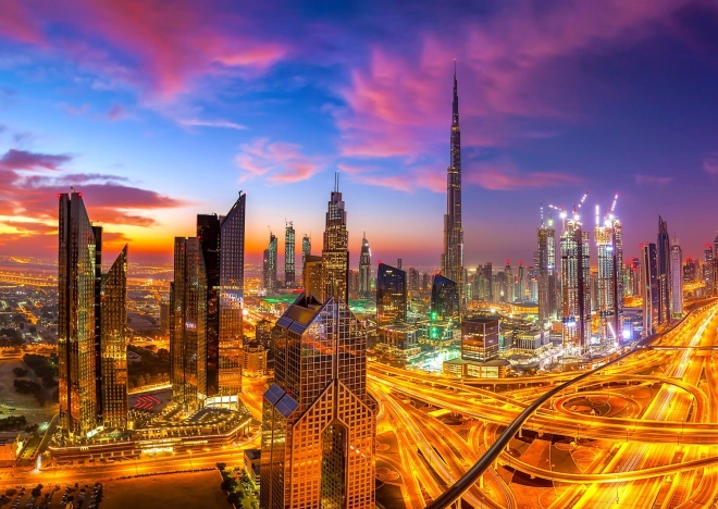 ENJOY puzzle zora nad Dubajem – 1000 koščkov
