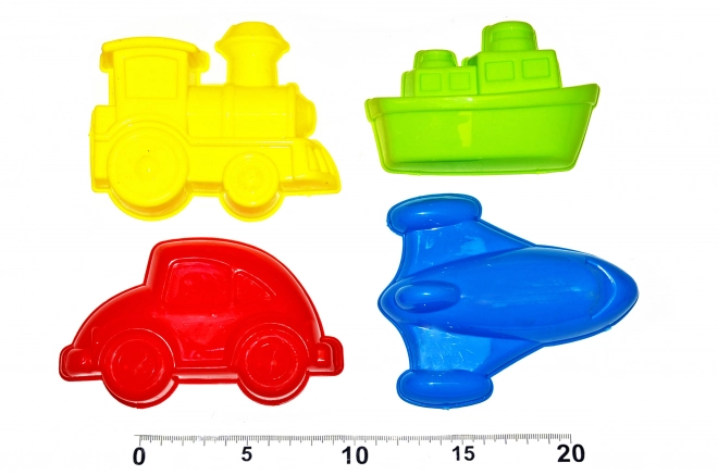 Modelčki za pesek - set 4 kosov