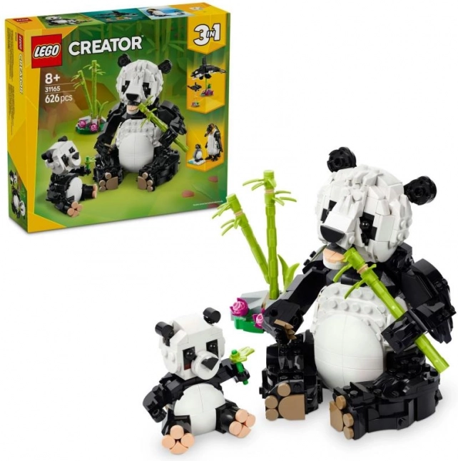 LEGO Creator 3-v-1 divje živali: družina pand