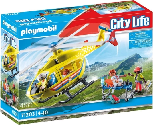 Playmobil City Life reševalni helikopter