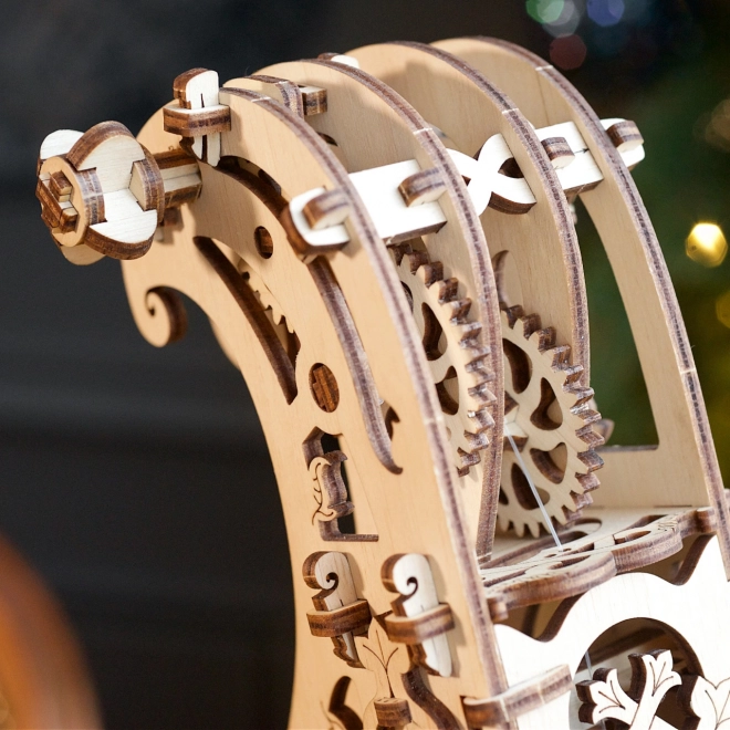 Ugears 3D Lesena mehanska uganka Hurdy-Gurdy