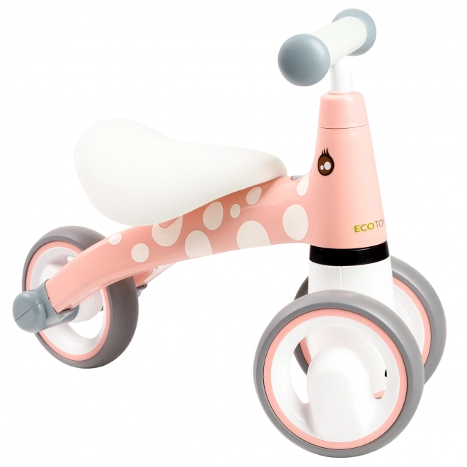 ECOTOYS Potiskalec Flamingo roza