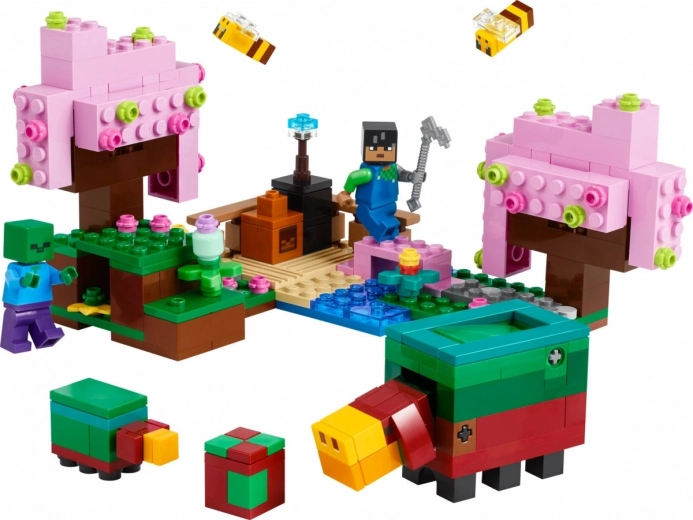 Prvi LEGO MINECRAFT set iz češnjevega bioma