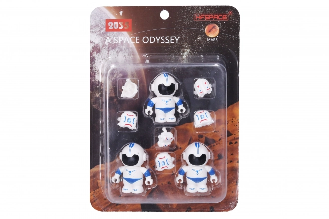 Astronavti 3 figurice 6 cm