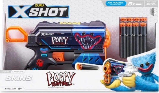 penasta pištola X-Shot Flux Jumpscare – 8 puščic