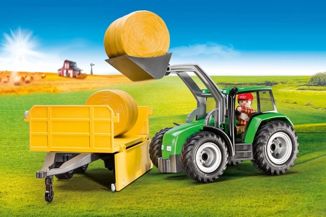 Set kmetijskih figuric 9317 Traktor s prikolico