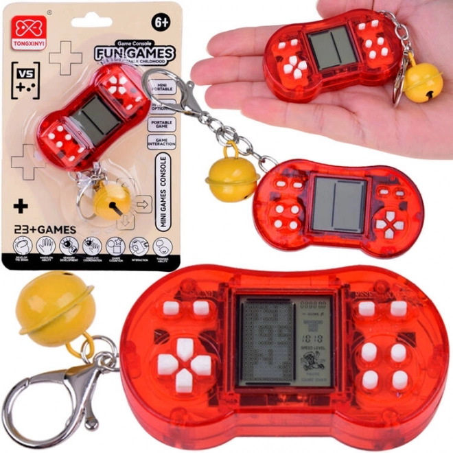 Obesek za ključe Little Bell Console - RETRO potovalne igre za otroke GR0688