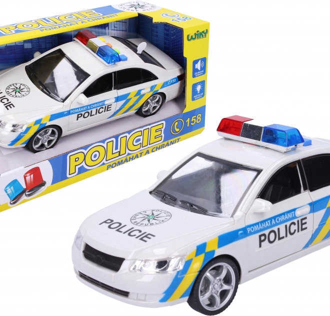 Policijski avto z efekti 24 cm – češka embalaža