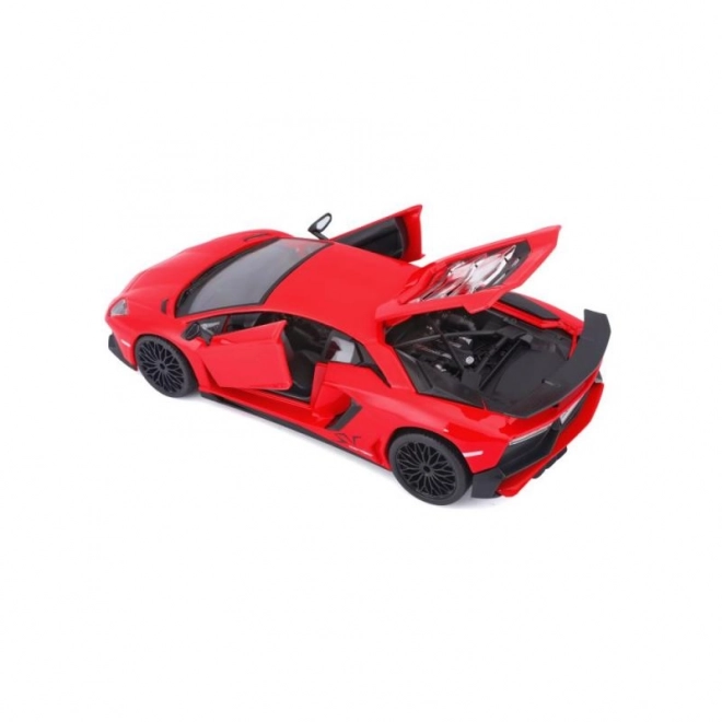 Bburago Lamborghini Aventador SV Coupe 1:24 rdeč