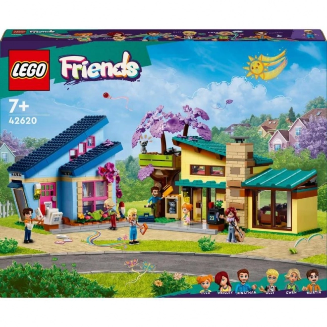 LEGO® Friends 42620 Družinske hiše Ollyja in Paisley
