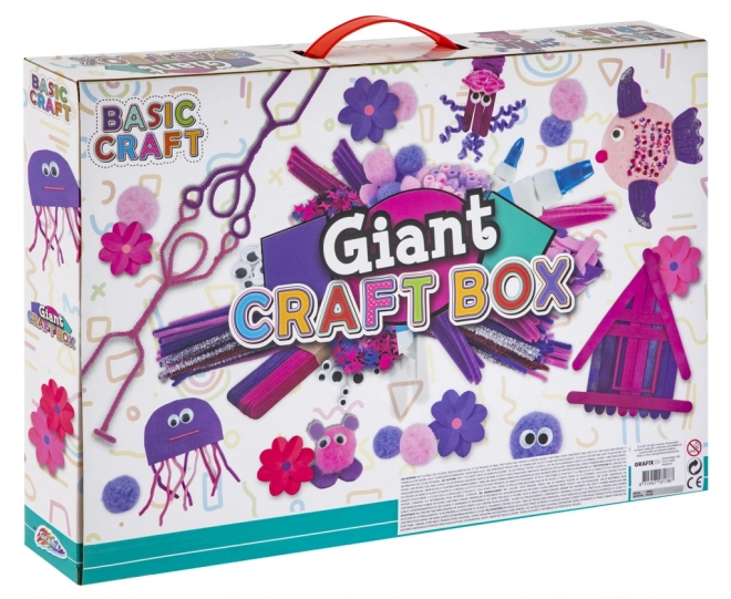 Basic Craft veliki ustvarjalni komplet rožnate barve