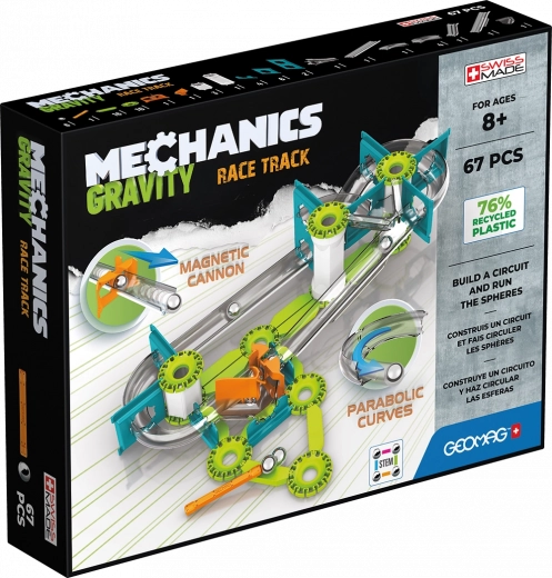 Magnetni konstruktor GEOMAG Mechanics Gravity, 67 delov