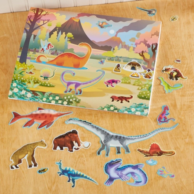 Melissa & Doug prazgodovinski svet večkrat uporabne nalepke
