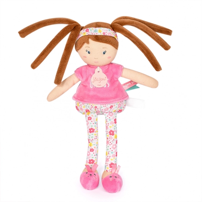 Doudou Jolijou Lutka LES PIPELLETTES 25 cm 1 ks roza
