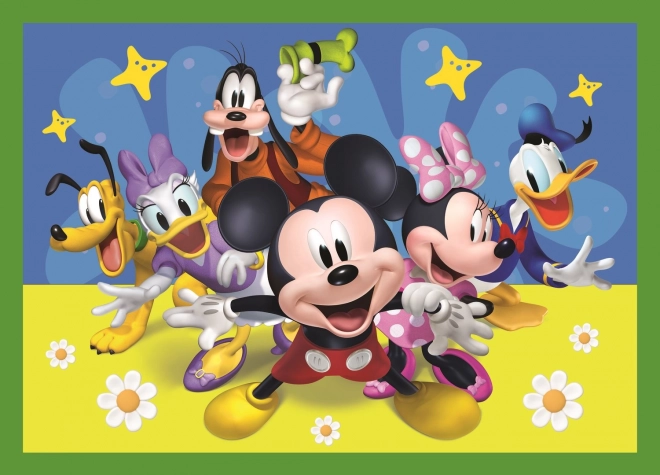 Sestavljanka 4v1 Mickey med prijatelji