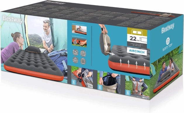 Bestway napihljiva vzmetnica za 2 osebi 203x152x22 cm