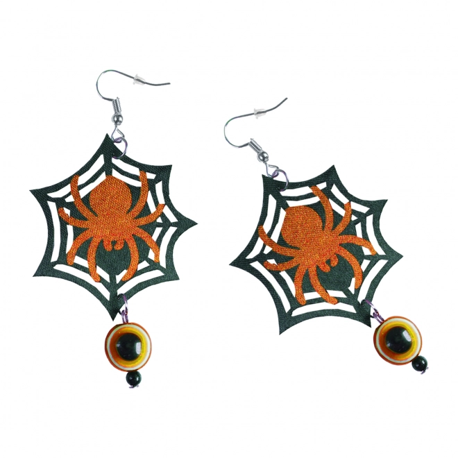 Čarovniške/halloween uhančki pajki