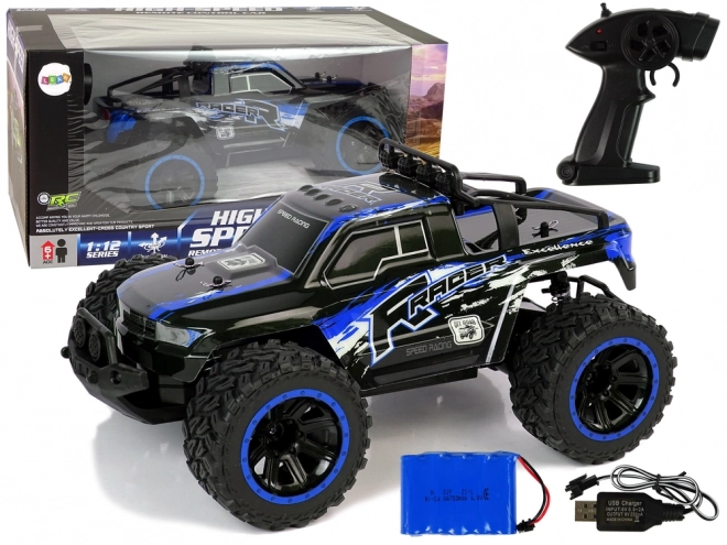 Off-Road R/C 2.4 G amortizerji 1:12 modra