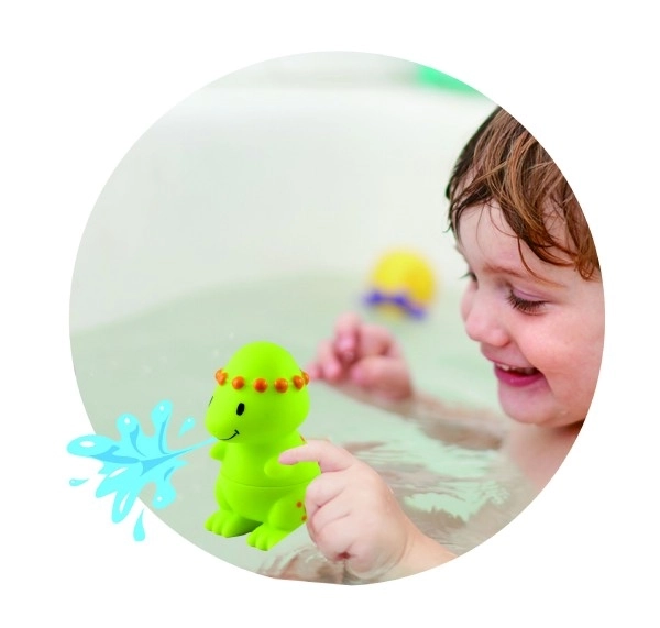 Sestavljivi gumijasti dinozavri za kopel