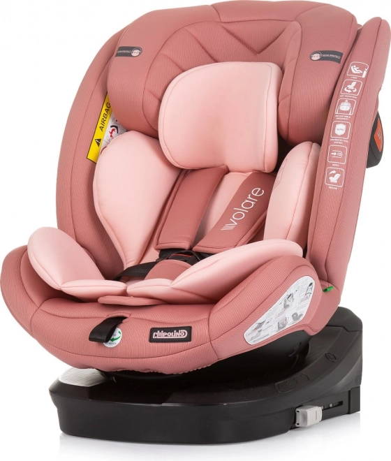 avtosedež i-Size 40–150 cm z Isofix 360 od Chipolino – Flamingo