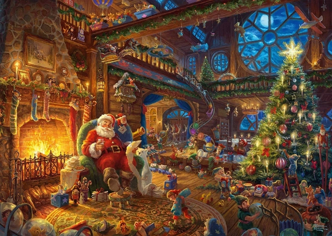 Sestavljanka Božičkova delavnica 1000 koščkov SCHMIDT