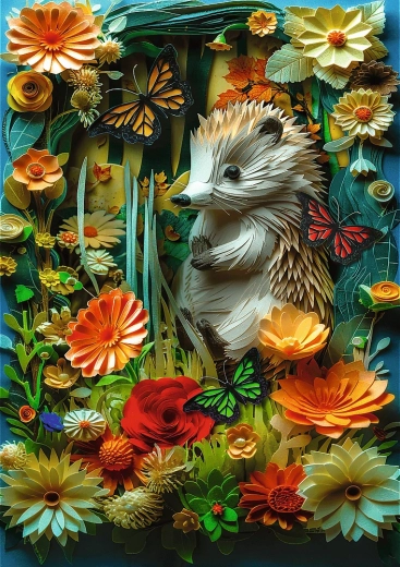 Trefl puzzle Paper Art ježek 1000 koščkov