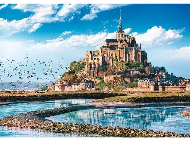Sestavljanka 1000 kosov Mont Saint - Michel Francija