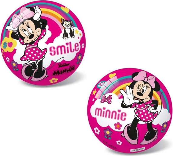 Žoga Minnie rožnata 14 cm